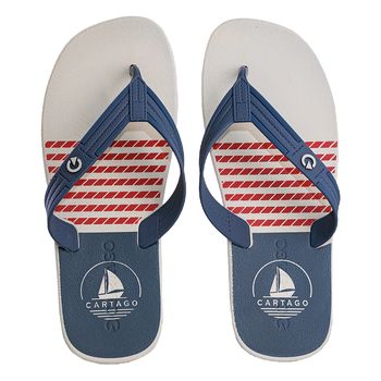 Chinelo-de-Dedo-Cinza-Azul-e-Vermelho-Boat-|-Cartago-Tamanho--37---Cor--CINZA-0